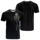 MacLaine Of Lochbuie Hunting Tartan Crest T-shirt - Alba Celtic Style